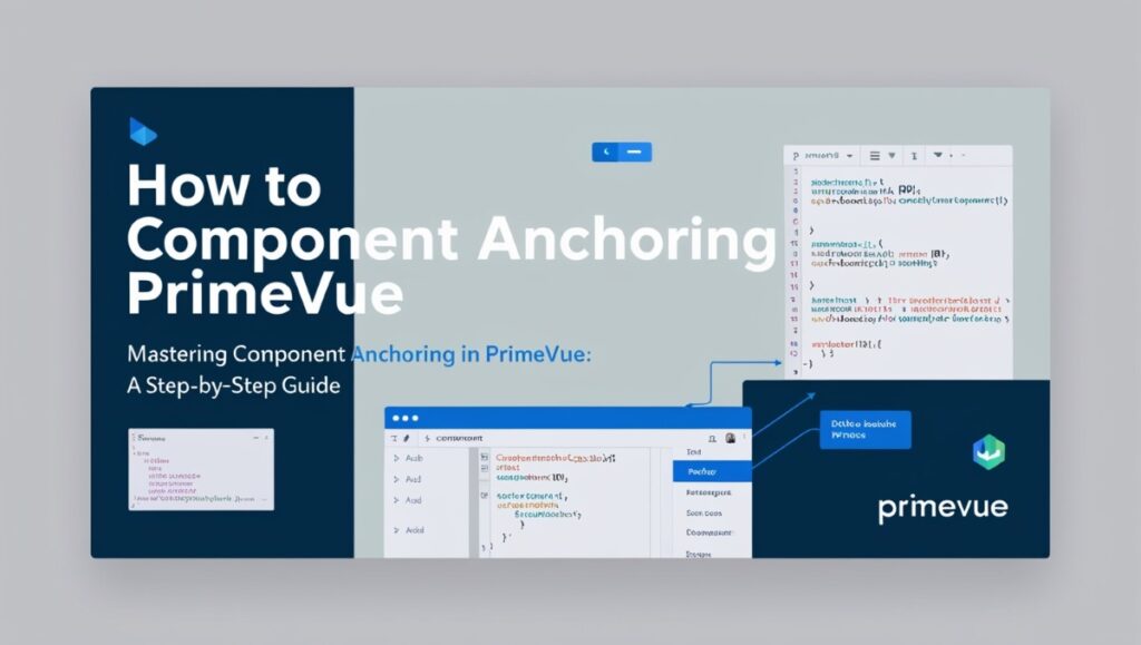 Mastering Component Anchoring in PrimeVue: A Step-by-Step Guide