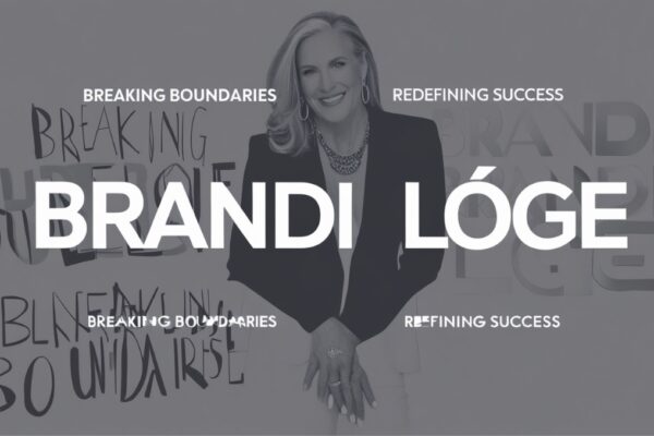 Image representing brandi loge with elements symbolizing breaking boundaries and redefining success.