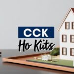 Image of cck ho kits featuring a model house on a table with relevant accessories and components.