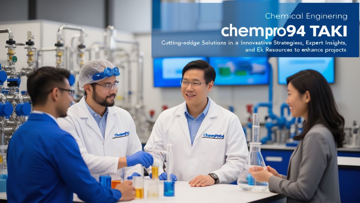 Chempro94 Taki: A platform offering cutting-edge solutions and innovative strategies in chemical engineering.