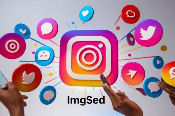 imgsed: A visual representation of Instagram engagement tools, highlighting features for boosting likes, comments, and shares