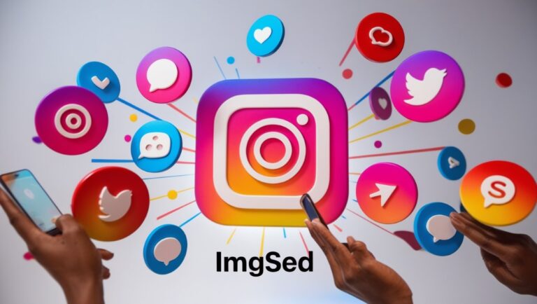 imgsed: A visual representation of Instagram engagement tools, highlighting features for boosting likes, comments, and shares