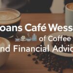 Image of loans cafe wessel featuring a blend of coffee and financial elements representing loans and advice.