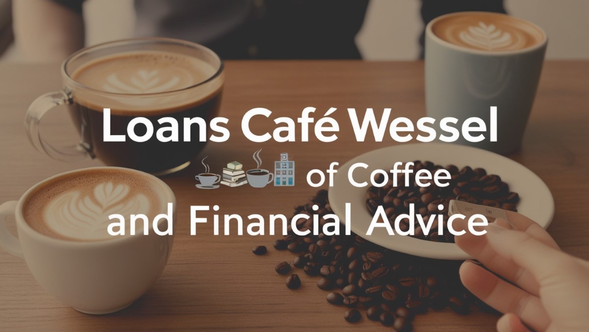 Image of loans cafe wessel featuring a blend of coffee and financial elements representing loans and advice.