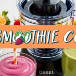 Image showcasing 'smoothie ccl' with colorful smoothies, fresh fruits, and a blender, representing healthy and refreshing drink options.